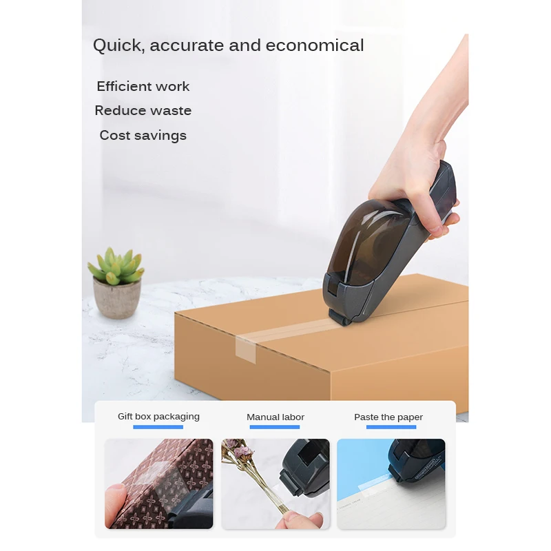 Automatic Tape Dispenser Hand-Held One Press Cutter Die-Cut Machines For Gift Wrapping Scrap Booking Book Cover Tape Cutter
Automatic Tape Dispenser Hand-Held One Press Cutter Die-Cut Machines For Gift Wrapping Scrap Booking Book Cover Tape Cutter