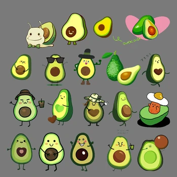 Avocado Fruits Cartoon kids Iron on Heat Transfer Printing Patches Stickers Clothes DIY Appliques Washable A-level Thermal Patch
Avocado Fruits Cartoon kids Iron on Heat Transfer Printing Patches Stickers Clothes DIY Appliques Washable A-level Thermal Patch