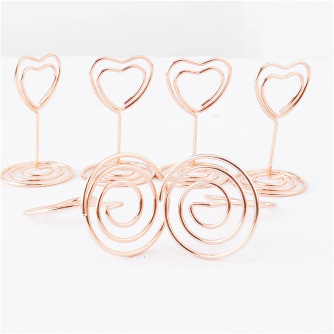 Top Mini Heart Shape Place Card Memo Holder Picture Stand Note Clip for Wedding Party Decoration Pack 10pcs (Rose Gold)
Top Mini Heart Shape Place Card Memo Holder Picture Stand Note Clip for Wedding Party Decoration Pack 10pcs (Rose Gold)