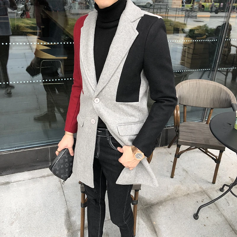 2018-Men-Coat-Winter-Casaco-Masculino-Slim-Long-Trench-Warm-Outwear-Erkek-Mont-Stitching-Color-Clothes (2)