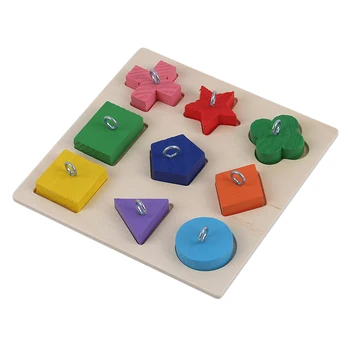 Parrot Training Toy Nine-color Colored Wooden Block Educational Toys DIY Toy Accessories For Pet
Parrot Training Toy Nine-color Colored Wooden Block Educational Toys DIY Toy Accessories For Pet