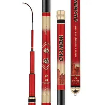 3.6M-8.1M Taiwan Fishing Rod Carbon Fiber Telescopic Wedkarstwo Olta Hand Pole 4H 5H 6H Hard Fishing Sticks Vara De Pesca
3.6M-8.1M Taiwan Fishing Rod Carbon Fiber Telescopic Wedkarstwo Olta Hand Pole 4H 5H 6H Hard Fishing Sticks Vara De Pesca