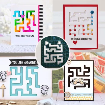 Metal Cutting Dies Mini Maze Way Die Cutter Embossing Stencils Craft Paper Card Craft Scrapbooking Photo Album DIY Decor 1PC
Metal Cutting Dies Mini Maze Way Die Cutter Embossing Stencils Craft Paper Card Craft Scrapbooking Photo Album DIY Decor 1PC