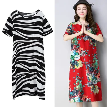 Women's Summer Casual Short Sleeve Maxi Dress Bohemian Floral Print Long Dress Round Neck Belt Elegant Large Size Dresses
Women's Summer Casual Short Sleeve Maxi Dress Bohemian Floral Print Long Dress Round Neck Belt Elegant Large Size Dresses