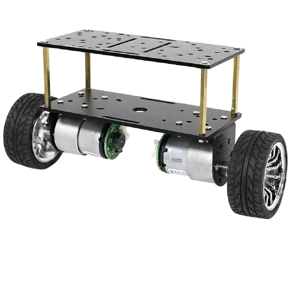 DC 12V Motor Double-deck 2-Wheeled Smart Robot Balancing Vehicle Chassis DC 12V Motor Double-deck 2-Wheeled Smart Robot Balancing Vehicle Chassis