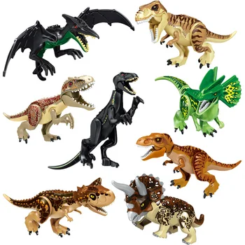 Big Size Jurassic Dinosaur World T-Rex IndoRaptor Velociraptor Triceratops Figure Toy Building Block Compatible with toy
Big Size Jurassic Dinosaur World T-Rex IndoRaptor Velociraptor Triceratops Figure Toy Building Block Compatible with toy