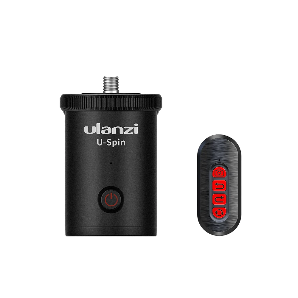 Ulanzi U-Spin 360 Degree Rotatable Electric Ballhead with Remote Control for Panoramic Shooting 1/4'' Tripod Accessories
Ulanzi U-Spin 360 Degree Rotatable Electric Ballhead with Remote Control for Panoramic Shooting 1/4'' Tripod Accessories