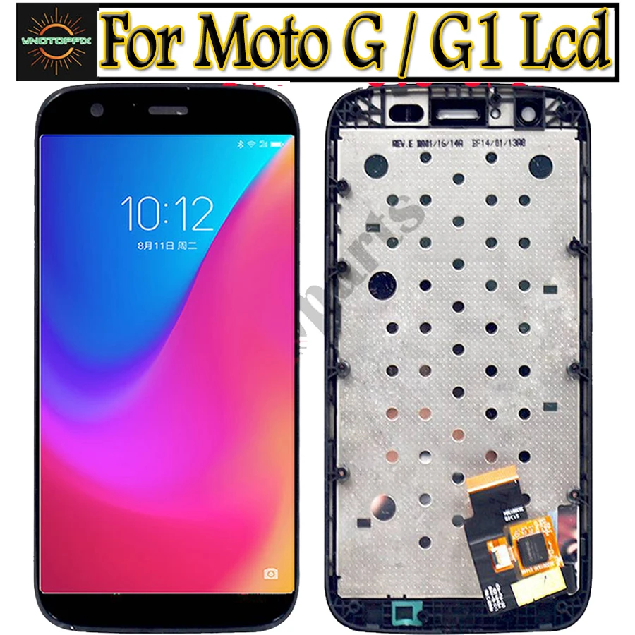100% протестированный для Moto G G1 жк-дисплей с сенсорным экраном дигитайзер в сборе