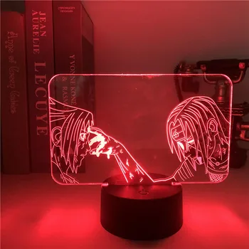App Control 3D Lamp NARUTO Japanese Anime light Uchiha Itachi Uchiha Sasuke Colored Lights Decor Projector Stars Bedside Lamp
App Control 3D Lamp NARUTO Japanese Anime light Uchiha Itachi Uchiha Sasuke Colored Lights Decor Projector Stars Bedside Lamp