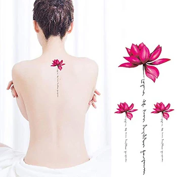 Pretty Watercolor Pink Floral Flower Lotus Script Quote Temporary Tattoo Sticker Woman Girl Lady Fake Tattoos Body Art Arm Tatoo
Pretty Watercolor Pink Floral Flower Lotus Script Quote Temporary Tattoo Sticker Woman Girl Lady Fake Tattoos Body Art Arm Tatoo