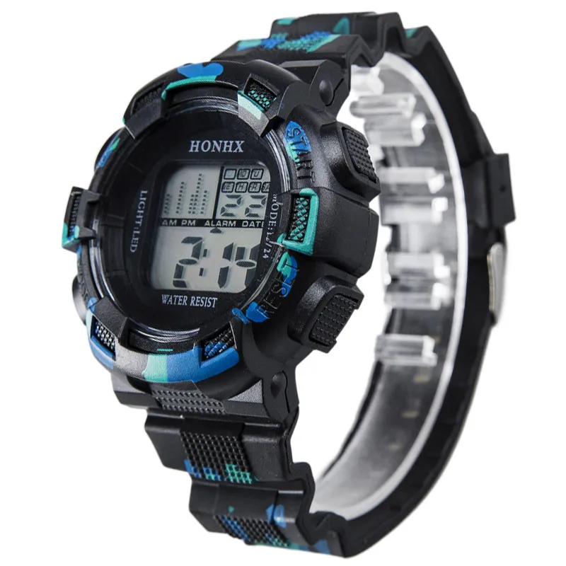 Fashion Digital Watch Men's Military Waterproof Sports Watches Silicone LED Digital Watch Men Wristwatches Clock Male