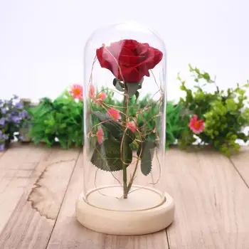 Floral Decor Forever Rose Flower Preserved Fresh Flower Rose Glass Cover Beautiful Decorating Glitter Luminous Flashing LED
Floral Decor Forever Rose Flower Preserved Fresh Flower Rose Glass Cover Beautiful Decorating Glitter Luminous Flashing LED