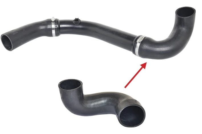 

TURBO HOSE EXCLUDING PLASTIC PIPE HOSE SHOWN WITH ARROW 2105280982 2105200001