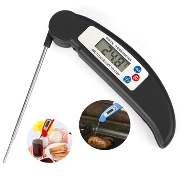Digital Foldable Instant Read Meat Thermometer for Kitchen Food Cooking Grill BBQ Smoker Candy Home Brewing Oil Deep Frying
Digital Foldable Instant Read Meat Thermometer for Kitchen Food Cooking Grill BBQ Smoker Candy Home Brewing Oil Deep Frying