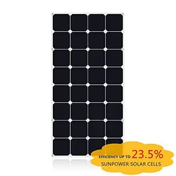 100W Sunpower Flexible Solar Panel Modules for Fishing Boat Car RV 12V Battery Solar Charger Solar Cells
100W Sunpower Flexible Solar Panel Modules for Fishing Boat Car RV 12V Battery Solar Charger Solar Cells