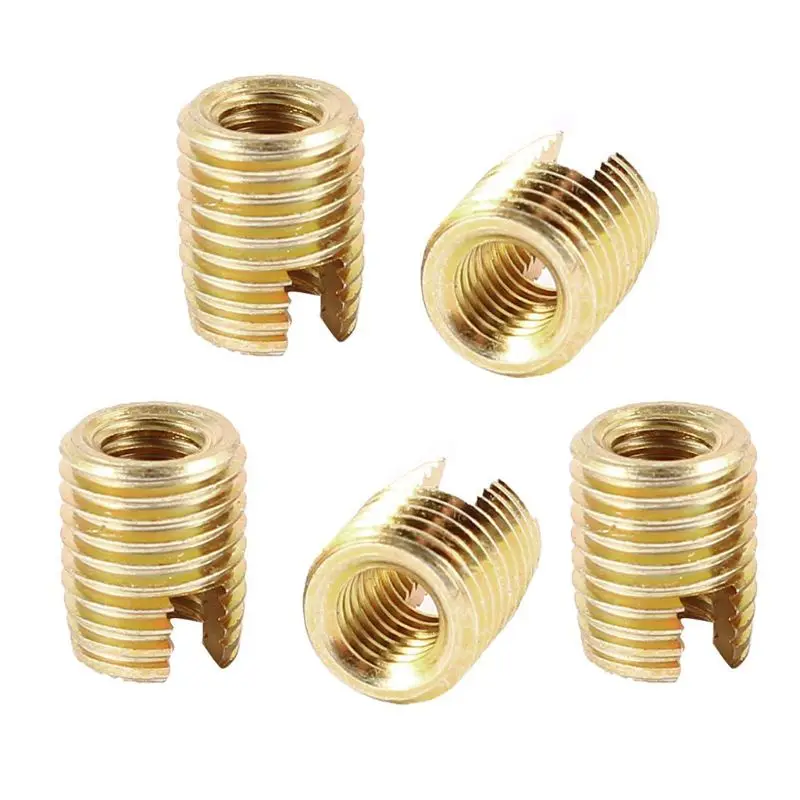 50PCS Galvanized Self Tapping insert Screw Bushing 302 Slotted Type Wire Thread Insert
50PCS Galvanized Self Tapping insert Screw Bushing 302 Slotted Type Wire Thread Insert