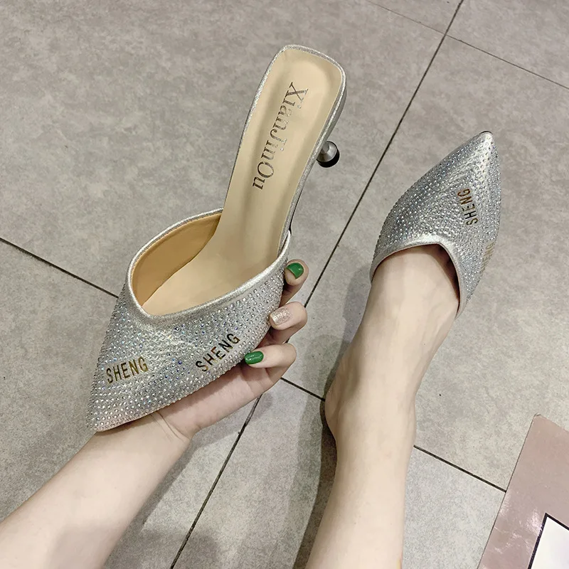WOMEN'S Shoes shi zhuang kuan 2019 Summer New Style Europe And America Pointed-Toe-Style Man-made Diamond Outer Wear Thin Heeled
WOMEN'S Shoes shi zhuang kuan 2019 Summer New Style Europe And America Pointed-Toe-Style Man-made Diamond Outer Wear Thin Heeled