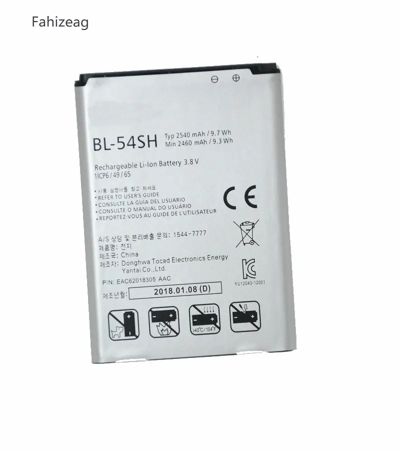 BL-54SH Battery Replacement for LG Optimus G3 Beat mini G3s G3c B2MINI G3mini F7 F260 L90 D415 US780 LG870 US870 LS751 P698
BL-54SH Battery Replacement for LG Optimus G3 Beat mini G3s G3c B2MINI G3mini F7 F260 L90 D415 US780 LG870 US870 LS751 P698