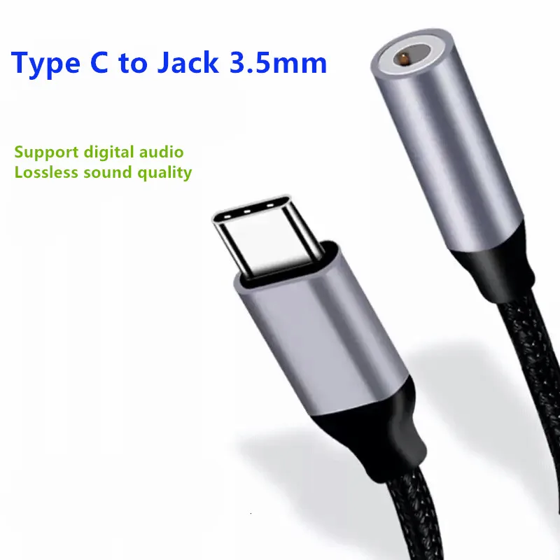 HIFI DAC Earphone Amplifier USB Type C to 3.5mm Headphone Jack Audio adapter Digital Decoder AUX Converter for SAMSUNG XIAOMI
HIFI DAC Earphone Amplifier USB Type C to 3.5mm Headphone Jack Audio adapter Digital Decoder AUX Converter for SAMSUNG XIAOMI