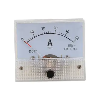 DC 0-50A Analog Amp Meter Ammeter Current Panel + 50A 75mV Shunt Resistor
DC 0-50A Analog Amp Meter Ammeter Current Panel + 50A 75mV Shunt Resistor