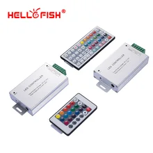 RGB LED strip controller IR 24 44 key remote control 12V 24V 12 24A LED driver Hello Fish
RGB LED strip controller IR 24 44 key remote control 12V 24V 12 24A LED driver Hello Fish
