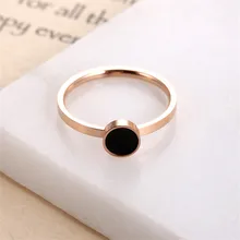 Stainless Steel Round Ring For Woman Big Brand Not Change Color 18k Male thin Ring Female
Stainless Steel Round Ring For Woman Big Brand Not Change Color 18k Male thin Ring Female