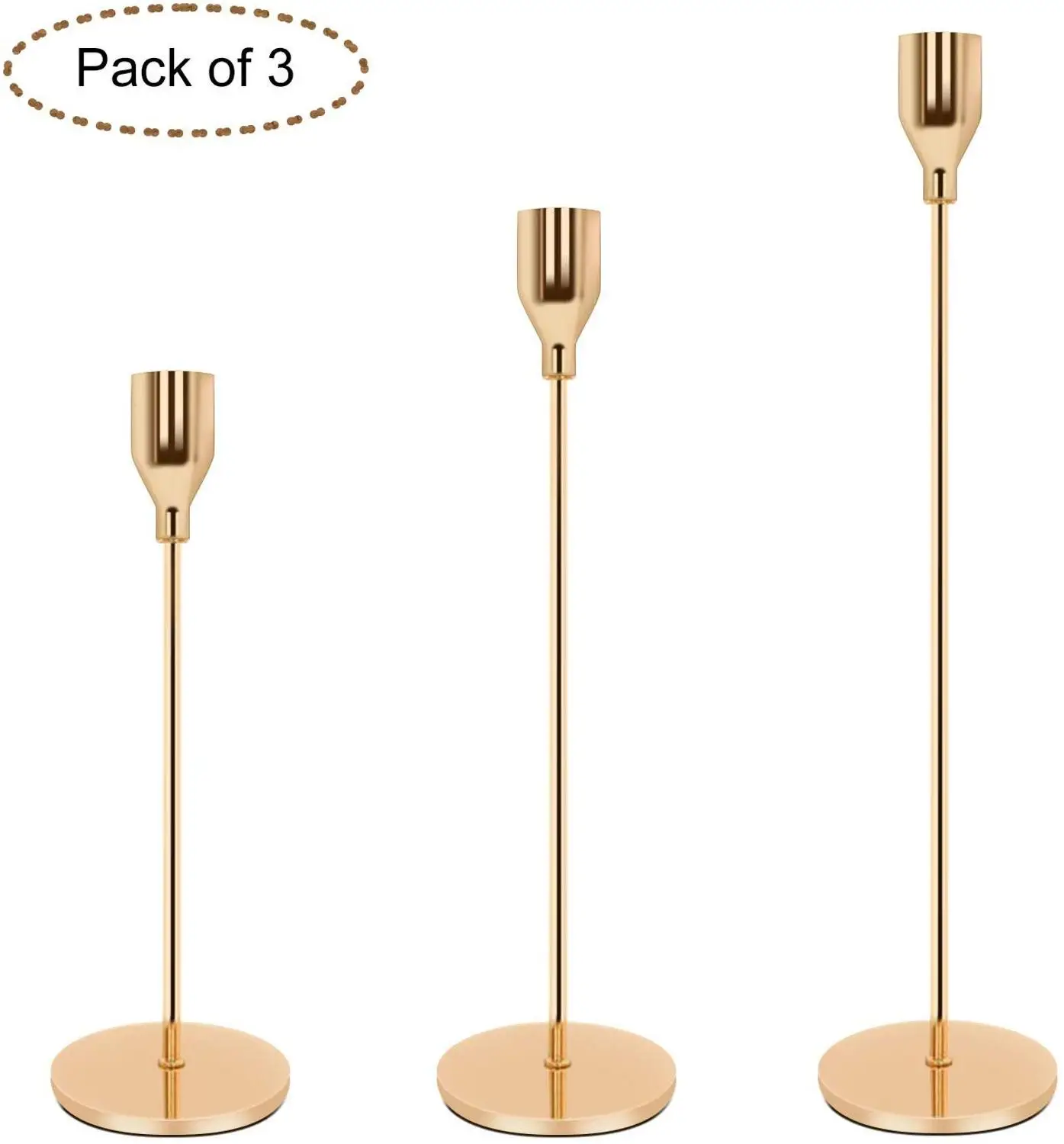 Set of 3 Candle Holders for Taper Candles, Modern Decorative Candlestick Holder for Table, Centerpiece for Wedding, Dinning
Set of 3 Candle Holders for Taper Candles, Modern Decorative Candlestick Holder for Table, Centerpiece for Wedding, Dinning