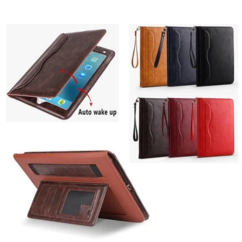 Flip Stand PU Leather Smart Auto Wake Up Sleep Hand Strap Rope Cover Funda Case For Apple iPad 9.7 Pro 9.7/Air/Air2mini
Flip Stand PU Leather Smart Auto Wake Up Sleep Hand Strap Rope Cover Funda Case For Apple iPad 9.7 Pro 9.7/Air/Air2mini