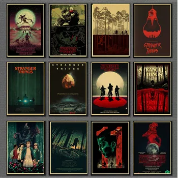New Stranger Things Season Posters TV Movie kraft paper Prints Art For Living Room/Bar Wall Bedroom Decors
New Stranger Things Season Posters TV Movie kraft paper Prints Art For Living Room/Bar Wall Bedroom Decors