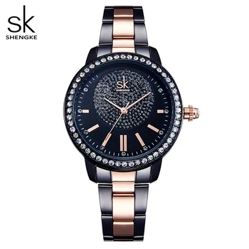 Shengke Rose Gold Watch Women Quartz Watches Ladies Top Brand Crystal Luxury Female Wrist Watch Girl Clock Relogio Feminino
Shengke Rose Gold Watch Women Quartz Watches Ladies Top Brand Crystal Luxury Female Wrist Watch Girl Clock Relogio Feminino