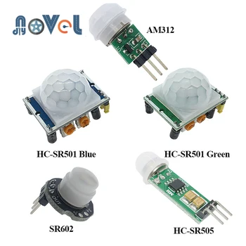 AM312 HC-SR501 HC-SR505 MH-SR602 Adjust IR Pyroelectric Infrared Mini PIR Human SR602 Sensor Detector Module Bracket for Arduino
AM312 HC-SR501 HC-SR505 MH-SR602 Adjust IR Pyroelectric Infrared Mini PIR Human SR602 Sensor Detector Module Bracket for Arduino