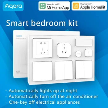 Aqara Smart Homekit Work with Wall Socket Temperature and Humidity Sensor share Wi-Fi Xiaomi Mi mijia xiomi xaomi Apple Siri APP
Aqara Smart Homekit Work with Wall Socket Temperature and Humidity Sensor share Wi-Fi Xiaomi Mi mijia xiomi xaomi Apple Siri APP