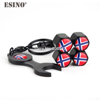 40 x Car Styling Stainless Steel Zinc Alloy Wheel Tire Valve Stems Caps Norway Flag Universal Fit With Mini Wrench Key Chain
40 x Car Styling Stainless Steel Zinc Alloy Wheel Tire Valve Stems Caps Norway Flag Universal Fit With Mini Wrench Key Chain