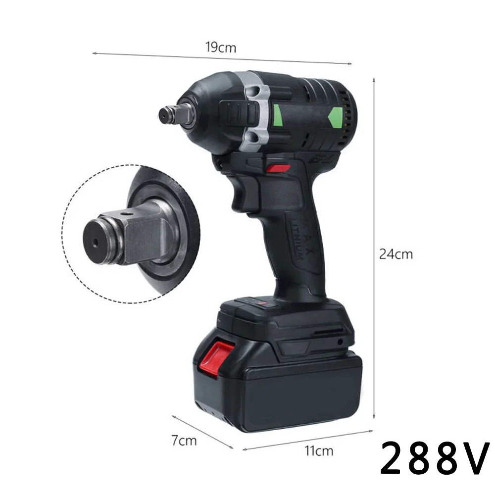 11x7x24cm 0-4300RPM Cordless Brushless Electric Impact Wrench Power Tools Kit
11x7x24cm 0-4300RPM Cordless Brushless Electric Impact Wrench Power Tools Kit