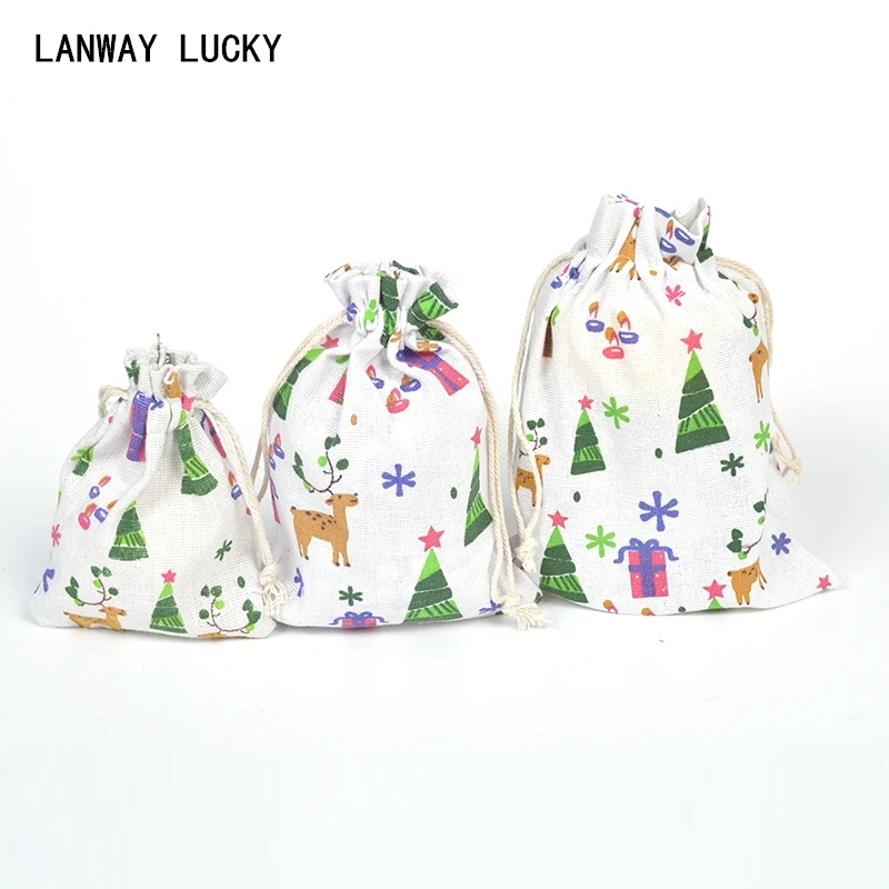 Handmade Linen Cotton Drawstring Gift Candy Bag 4"x6" 5"x7" 6"x8" Christmas Party Favors Sack Xmas Decor Jute Gift Bag&Box
Handmade Linen Cotton Drawstring Gift Candy Bag 4"x6" 5"x7" 6"x8" Christmas Party Favors Sack Xmas Decor Jute Gift Bag&Box