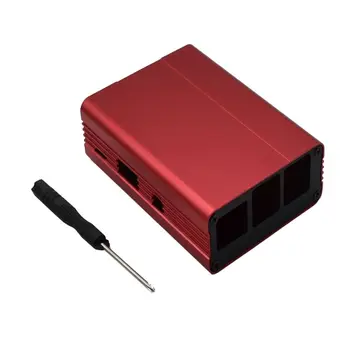 1Set Aluminum Alloy Case Metal Enclosure with Screwdriver for Raspberry Pi 3B+/3/2B Accessories
1Set Aluminum Alloy Case Metal Enclosure with Screwdriver for Raspberry Pi 3B+/3/2B Accessories