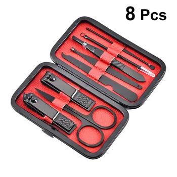 1 Set Professional Nail Art Tools Nail Clipper Trimmer Nail File Set Manicure Tool Set Home Supplies for Home Man Woman (Black)
1 Set Professional Nail Art Tools Nail Clipper Trimmer Nail File Set Manicure Tool Set Home Supplies for Home Man Woman (Black)