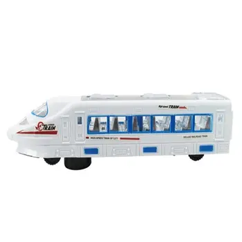 Electric High Speed Toy Train with Action Flashing Lights and Light Music Battery Powered Children Bump and Go Toy
Electric High Speed Toy Train with Action Flashing Lights and Light Music Battery Powered Children Bump and Go Toy