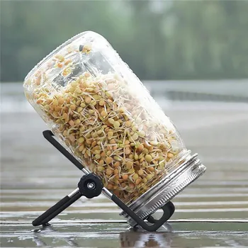 1Set Seed Sprouter Germination Cover Kit Germinating mason jar set with bracket stainless steel filter cover mason jar
1Set Seed Sprouter Germination Cover Kit Germinating mason jar set with bracket stainless steel filter cover mason jar