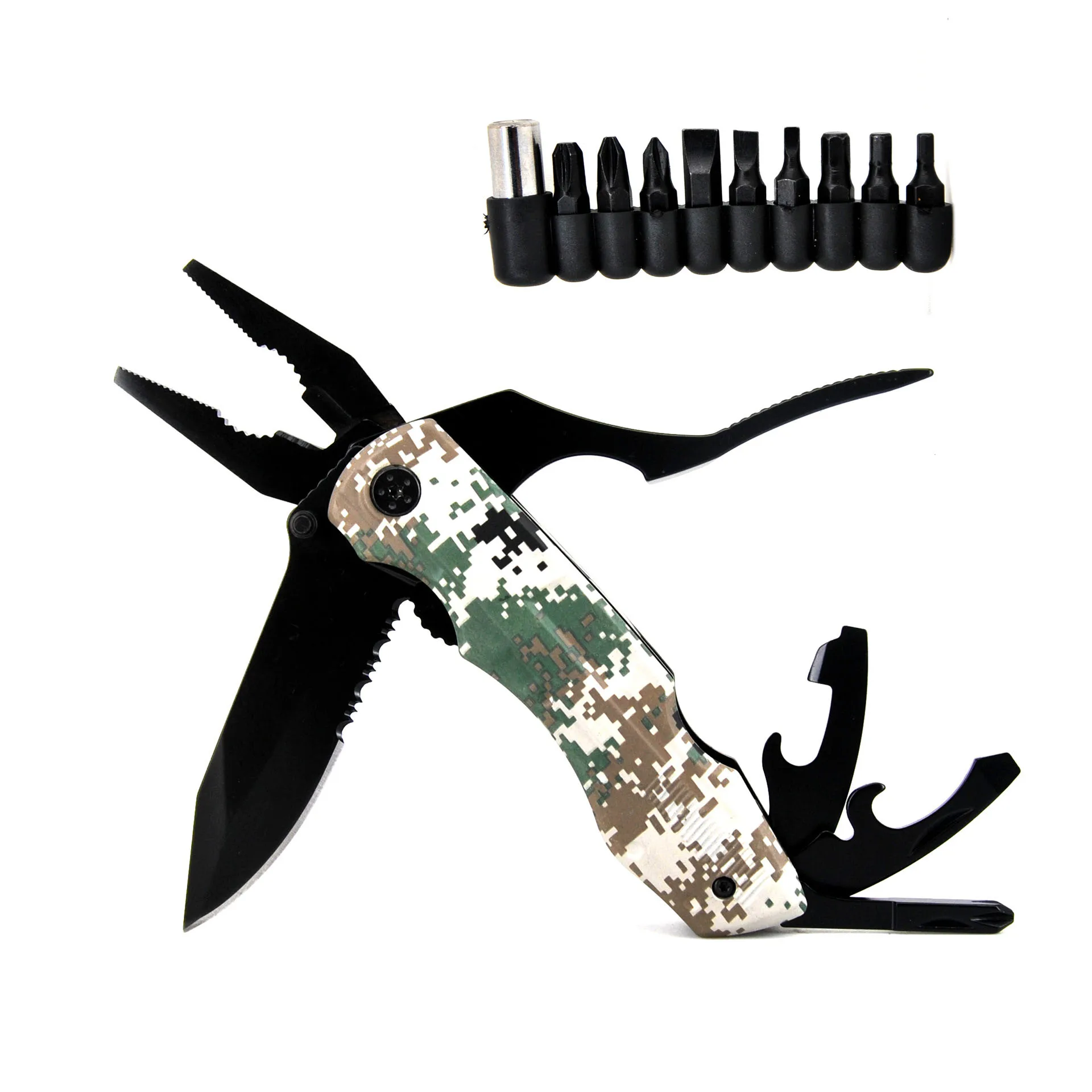 camping portable multi-function survival tool knife pliers batch head Screwdriver Instruments set Outdoor supplies camping tools
camping portable multi-function survival tool knife pliers batch head Screwdriver Instruments set Outdoor supplies camping tools