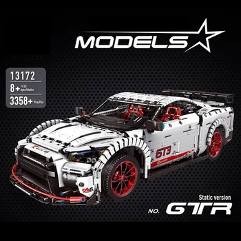 Technics building block 1:8 scale Nissan super sport car GTR GT3 model vehicle steam assembly bricks toys collection for gifts
Technics building block 1:8 scale Nissan super sport car GTR GT3 model vehicle steam assembly bricks toys collection for gifts