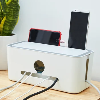 Large Size Junction Box Power Cable Storage Box Container Plastic Storage Box for Socket Charger Desktop Office Organizer
Large Size Junction Box Power Cable Storage Box Container Plastic Storage Box for Socket Charger Desktop Office Organizer