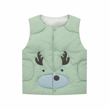 Down Girls Vest Cotton Boys Jacket 2019 New Christmas Elk Kid Winter Vests Waistcoat for Children Clothes Cartoon Baby Outerwear
Down Girls Vest Cotton Boys Jacket 2019 New Christmas Elk Kid Winter Vests Waistcoat for Children Clothes Cartoon Baby Outerwear