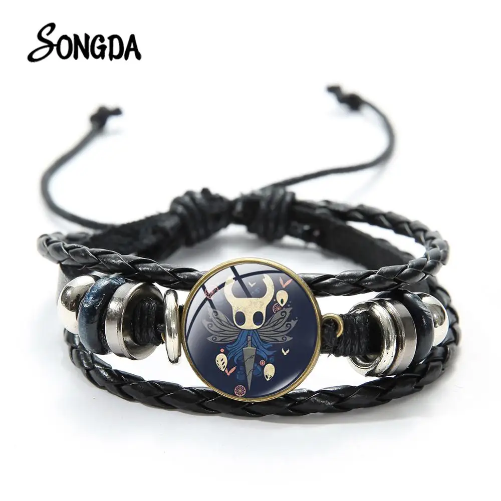 Hollow Knight Game Bracelet Game Protagonist Cartoon Figure Image Glass Cabochon Gem Multilayer Leather Braided Bracelet
Hollow Knight Game Bracelet Game Protagonist Cartoon Figure Image Glass Cabochon Gem Multilayer Leather Braided Bracelet