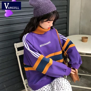 Vangull Winter Turtleneck Women Hoodies Pullovers Warm Loose Letter Print Hoodies 2019 Harajuku Thick Velvet Hoodies Pullovers
Vangull Winter Turtleneck Women Hoodies Pullovers Warm Loose Letter Print Hoodies 2019 Harajuku Thick Velvet Hoodies Pullovers