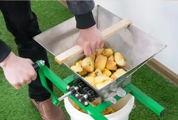 Brewing Wine Stainless Steel Crusher Fruit Crusher Grape Breaking Machine Apple Crusher, Manual Juicer 7L
Brewing Wine Stainless Steel Crusher Fruit Crusher Grape Breaking Machine Apple Crusher, Manual Juicer 7L