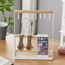 Iron Synthetic Wood Necklace Holder Accessory Display Stand Necklace Storage Piercing Stand Jewelry Earring Storage Organizer
Iron Synthetic Wood Necklace Holder Accessory Display Stand Necklace Storage Piercing Stand Jewelry Earring Storage Organizer