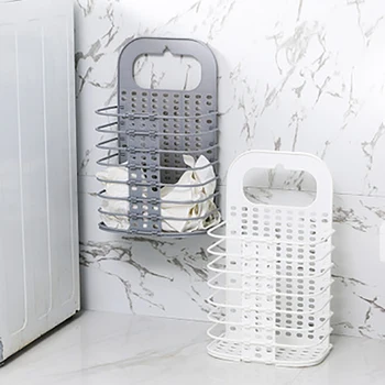 Household Folding Laundry Basket Clothings Toy Wall Hanging Receive Basket Bathroom Plastic Storage Basket Dirty Clothes
Household Folding Laundry Basket Clothings Toy Wall Hanging Receive Basket Bathroom Plastic Storage Basket Dirty Clothes