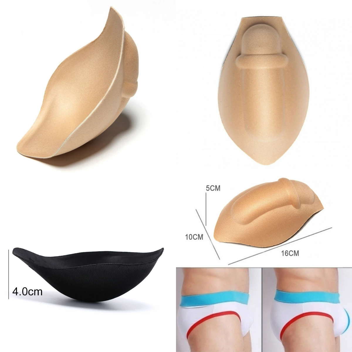 1PC Sexy Men Panties Bulge Pad Enhancer Cup Insert For Swimwear Underwear Briefs Shorts Sponge Pouch Soft Comfortable Pad
1PC Sexy Men Panties Bulge Pad Enhancer Cup Insert For Swimwear Underwear Briefs Shorts Sponge Pouch Soft Comfortable Pad