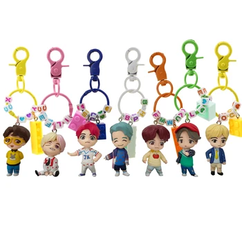 7Pcs KPOP Star TOP Group A.R.M.Y Keychain Toy Bangtan Boy Key Chain Figure Accessories Toy Keyring Kid Birthday Gift
7Pcs KPOP Star TOP Group A.R.M.Y Keychain Toy Bangtan Boy Key Chain Figure Accessories Toy Keyring Kid Birthday Gift